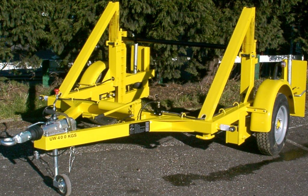 Cable Drum Trailer 1200KG Bulk Outside Plant Cable & Equipment